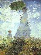 Claude Monet Woman with a Parasol oil on canvas
